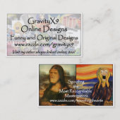 Voorbeeld van Creëer Your Own Visitekaartje (Voorkant / Achterkant)