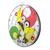 Voorbeeld van de bananenmonster dartbord (Voorkant Rechts)