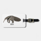 Voorbeeld van de cartoon bagagelabel (Voorkant horizontaal)