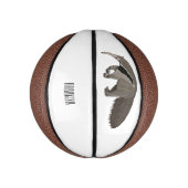 Voorbeeld van de cartoon basketbal (Verticaal)