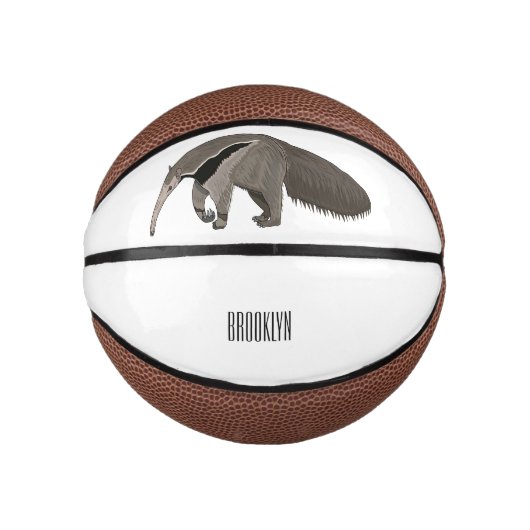 Voorbeeld van de cartoon basketbal (Voorkant)