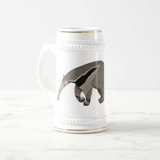 Voorbeeld van de cartoon bierpul (Voorkant links)