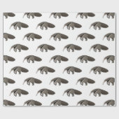 Voorbeeld van de cartoon cadeaupapier (Vlak)