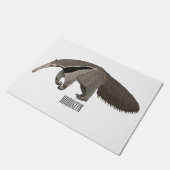 Voorbeeld van de cartoon deurmat (Schuin)