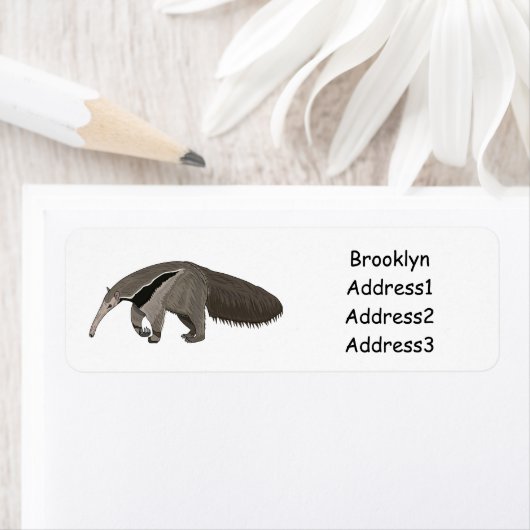 Voorbeeld van de cartoon etiket (Insitu)