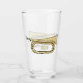 Voorbeeld van de cartoon glas (Voorkant)