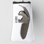 Voorbeeld van de cartoon golfheadcover (Draai 90)