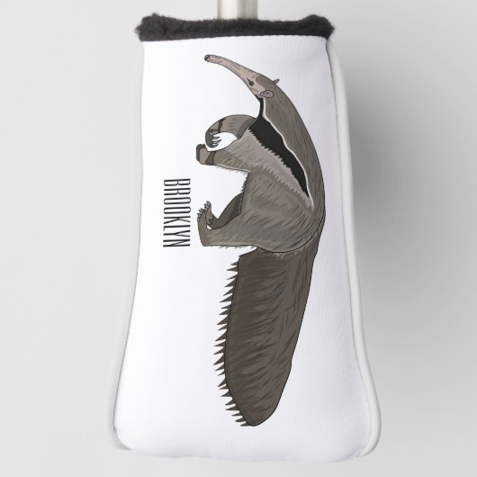 Voorbeeld van de cartoon golfheadcover (Draai 90)