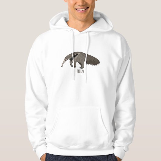 Voorbeeld van de cartoon hoodie (Voorkant)