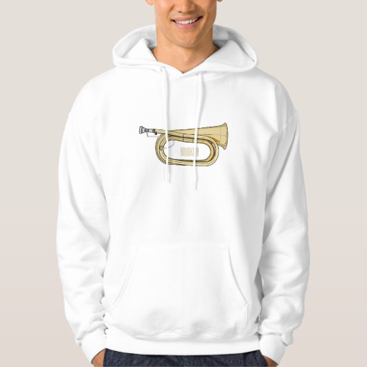 Voorbeeld van de cartoon hoodie (Voorkant)