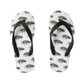 Voorbeeld van de cartoon kinder teenslippers (Voetbed)