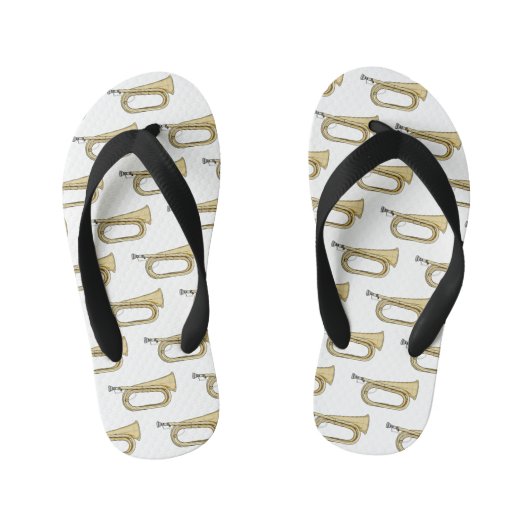 Voorbeeld van de cartoon kinder teenslippers (Voetbed)