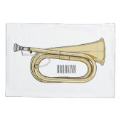 Voorbeeld van de cartoon kussensloop (Achterkant)