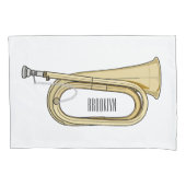 Voorbeeld van de cartoon kussensloop (Voorkant)