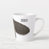 Voorbeeld van de cartoon latte mok (Rechts)