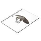Voorbeeld van de cartoon notitieboek (Linkerzijde)