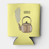 Voorbeeld van de cartoon op de voorzijde of op de blikjeskoeler (Voorkant)