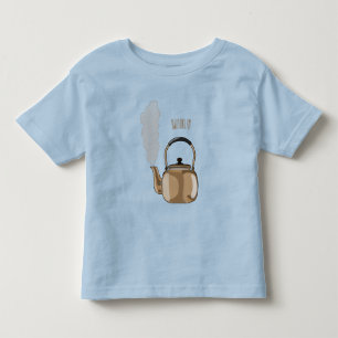 Voorbeeld van de cartoon op de voorzijde of op de kinder shirts