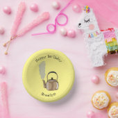 Voorbeeld van de cartoon op de voorzijde of op de  papieren kommen (Feest)