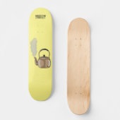 Voorbeeld van de cartoon op de voorzijde of op de  persoonlijk skateboard (Voorkant)