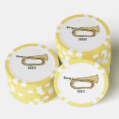Voorbeeld van de cartoon poker chips (Opstapeling)