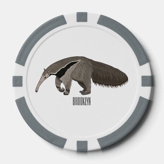 Voorbeeld van de cartoon poker chips (Voorkant)