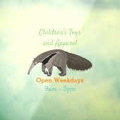 Voorbeeld van de cartoon raamsticker (Vel 3)