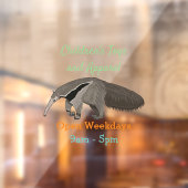 Voorbeeld van de cartoon raamsticker (Vel 2)