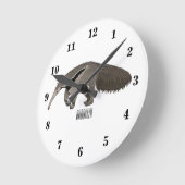 Voorbeeld van de cartoon ronde klok (Hoek)