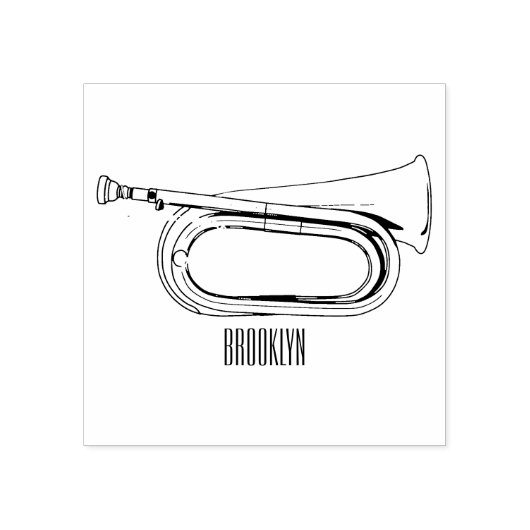 Voorbeeld van de cartoon rubberstempel (Afrduk)