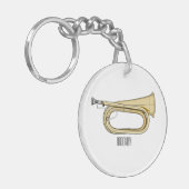 Voorbeeld van de cartoon sleutelhanger (Voorkant Links)