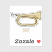Voorbeeld van de cartoon sticker (Vel)