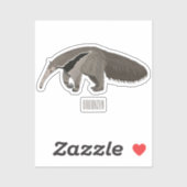 Voorbeeld van de cartoon sticker (Vel)