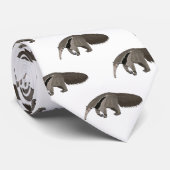 Voorbeeld van de cartoon stropdas (Opgerold)