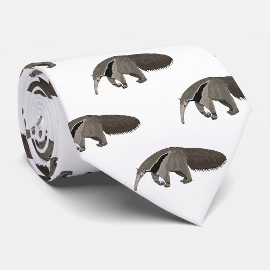 Voorbeeld van de cartoon stropdas (Opgerold)