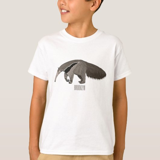 Voorbeeld van de cartoon t-shirt (Voorkant)