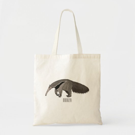 Voorbeeld van de cartoon tote bag (Voorkant)