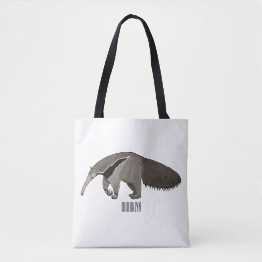 Voorbeeld van de cartoon tote bag (Voorkant)