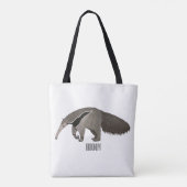 Voorbeeld van de cartoon tote bag (Achterkant)