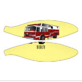Voorbeeld van de cartoon van de brandweermotor basketbal (Panelen)