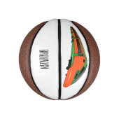 Voorbeeld van de cartoon van de bullettrein basketbal (Verticaal)