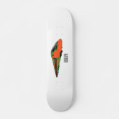 Voorbeeld van de cartoon van de bullettrein persoonlijk skateboard (Voorkant)