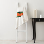 Voorbeeld van de cartoon van de bullettrein sherpa deken (In situ)