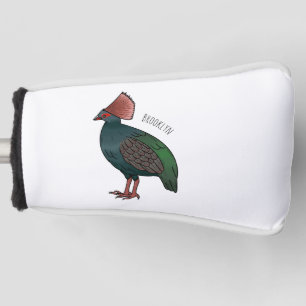 Voorbeeld van de cartoon van de gemiste patrijzen golfheadcover