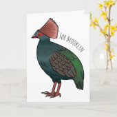 Voorbeeld van de cartoon van de gemiste patrijzen kaart (Gele Bloem)