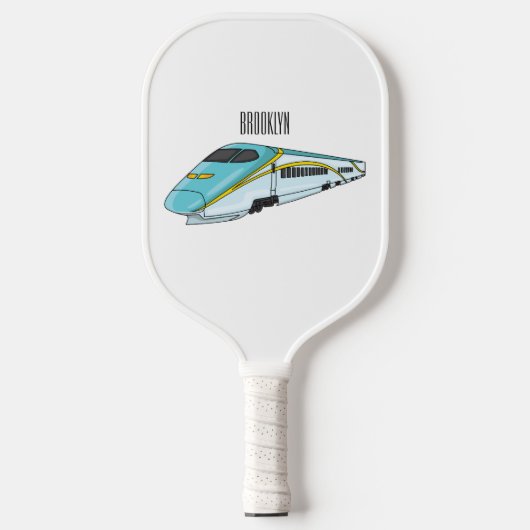 Voorbeeld van de cartoon van de hogesnelheidslijn pickleball paddle (Voorkant)
