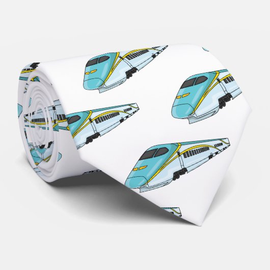 Voorbeeld van de cartoon van de hogesnelheidslijn stropdas (Opgerold)