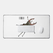 Voorbeeld van de cartoon van de kever bureaumat (Keyboard & Muis)