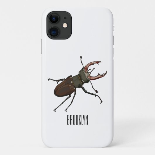 Voorbeeld van de cartoon van de kever Case-Mate iPhone case (Achterkant)