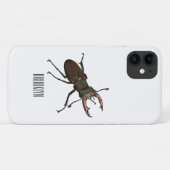 Voorbeeld van de cartoon van de kever Case-Mate iPhone case (Achterkant (horizontaal))